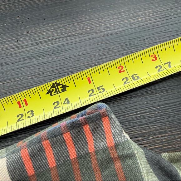 AKRIS PUNTO Women’s Size 12 Olive Plaid Side Zip Slim Fit Ankle Pants - Picture 11 of 12